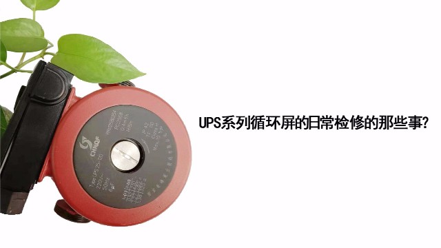 UPS系列循環(huán)屏蔽泵的日常檢修的那些事？