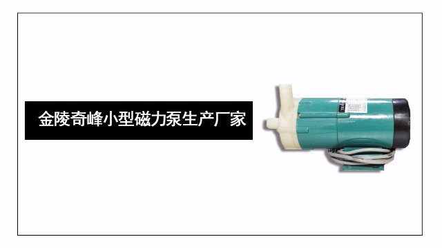金陵奇峰小型磁力泵生產廠家